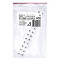 Klemmiplokk 12 x 10,0 mm valge, 1 tk
