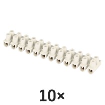 Sorkapocs 2,5–4mm2, fehér, 10 szt