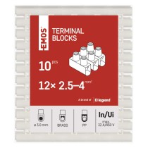Sorkapocs 2,5–4mm2, fehér, 10 szt