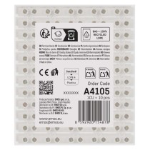 Sorkapocs 2,5–4mm2, fehér, 10 szt