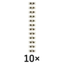 Sorkapocs 4–6mm2, fehér, 10 szt