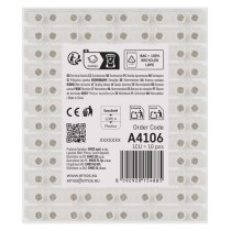 Sorkapocs 4–6mm2, fehér, 10 szt