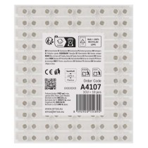 Sorkapocs 6–10 mm2, fehér, 10 szt