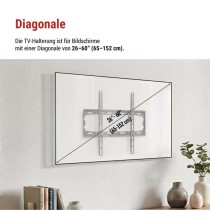 Feste TV-Wandhalterung 26-60" (65–152 cm)
