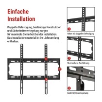 Feste TV-Wandhalterung 26-60" (65–152 cm)