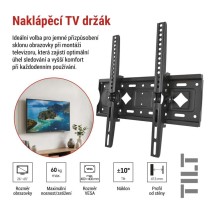 Naklápěcí nástěnný TV držák 26–65" (65–165 cm)