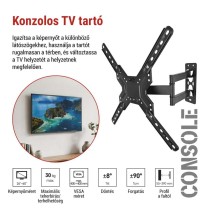 Konzolos TV falitartó 26–60" (65–152 cm)