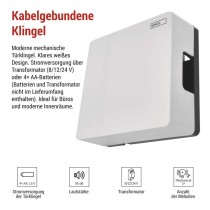 Draht-Türklingel P57101