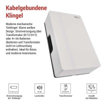 Draht-Türklingel P57102
