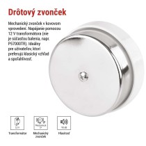 Drôtový zvonček P57104