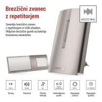 Brezžični hišni zvonec P5760N za vtičnico, možna razširitev signala