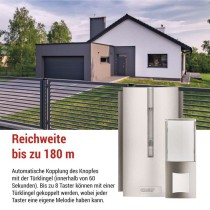 Drahtlose Türklingel P5760N, netzbetrieben, Signalerweiterung