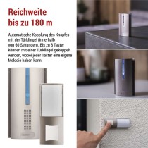 Drahtlose Türklingel P5763N für 3× AA, Signalerweiterung