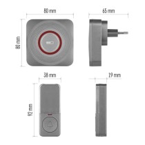 GoSmart Vezeték nélküli csengő P5735SS wifivel