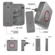 GoSmart Vezeték nélküli csengő P5735SS wifivel