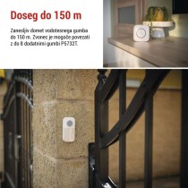 Brezžični hišni zvonec P5736, 3× AA