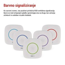 Brezžični hišni zvonec P5736, 3× AA