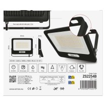 LED reflektor GLARO 100W, černý, IP65, 10000 lm, neutrální bílá