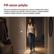 PIR senzor (pohybové čidlo) IP20 500W bílé
