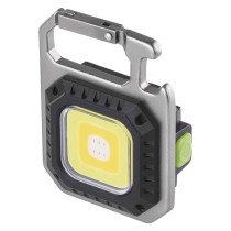 Újratölthető mini LED-es zseblámpa - kulcstartó, 750 lm, 10 db, kínáló dobozban