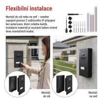 GoSmart Sada domovního videotelefonu IP-880A 2WIRE s WiFi