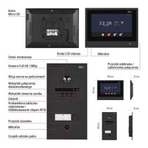 GoSmart IP-880A 2WIRE domowy wideodomofon z WiFi