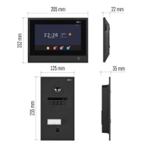 Komplet domačega video domofona GoSmart IP-880A 2WIRE z WiFi