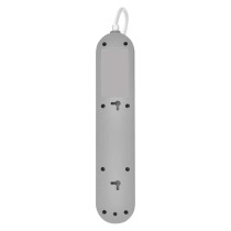 Prodlužovací kabel 2 m / 3 zásuvky / s vypínačem / bílo-šedý / 1×USB-A + 1×USB-C / 1,5 mm2