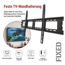 Feste TV-Wandhalterung 50–120" (127–305 cm)