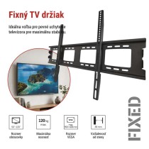 Pevný nástenný TV držiak 50–120" (127–305 cm)