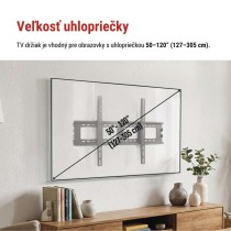 Pevný nástenný TV držiak 50–120" (127–305 cm)