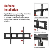 Feste TV-Wandhalterung 50–120" (127–305 cm)