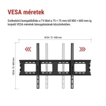 Fix TV falitartó 50–120" (127–305 cm)