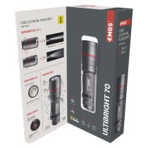 EMOS ULTIBRIGHT 70 CREE LED fém zseblámpa, 340lm