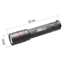 EMOS ULTIBRIGHT 80 CREE LED tölthető fém zseblámpa 600lm