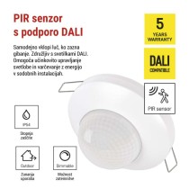 Senzor gibanja DALI IP54 beli