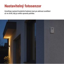 Soumrakové čidlo 1800W IP65 bílé
