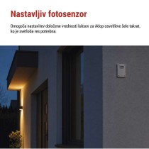 Senzor mraka 1800W IP65 bel