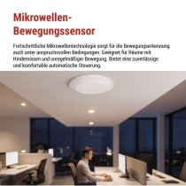 Mikrowellen-Präsenzmelder IP20 24GHZ 2000W weiss