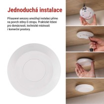 Mikrovlnné čidlo přítomnosti IP20 24GHZ 2000W bílé