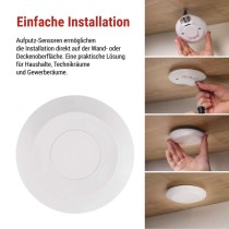 Mikrowellen-Präsenzmelder IP20 24GHZ 2000W weiss