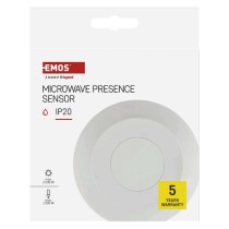 Mikrovlnné čidlo přítomnosti IP20 24GHZ 2000W bílé
