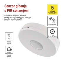 Senzor gibanja IP65 2000W, bel