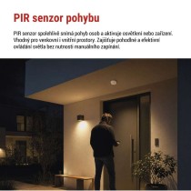 PIR senzor (pohybové čidlo) IP65 2000W, bílé