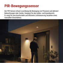 Bewegungsmelder (PIR-Sensor) IP65 2000W, weiss