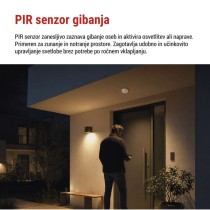 Senzor gibanja IP65 2000W, bel