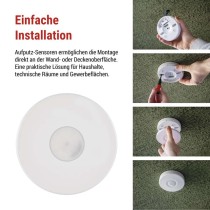Bewegungsmelder (PIR-Sensor) IP65 2000W, weiss