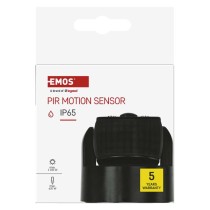 PIR senzor (pohybové čidlo) IP65 1200W, černé