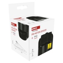 PIR senzor (pohybové čidlo) IP65 1200W, černé