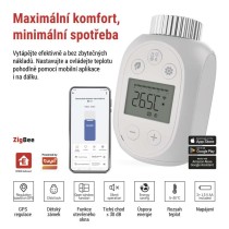 GoSmart Digitální termostatická hlavice P5631S ZigBee 3.0
